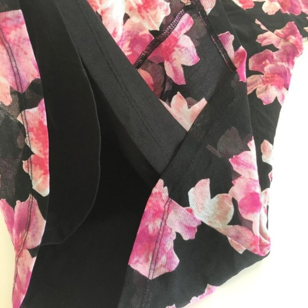 212 Collection Pink Floral Casual Dress Top - Picture 7 of 14